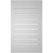 Ekena Millwork Vertical Surface Mount PVC Gable Vent: Functional, w/ 2"W x 1-1/2"P Brickmould Frame, 18"W x 30"H GVPVE18X3002SF - alternate 5